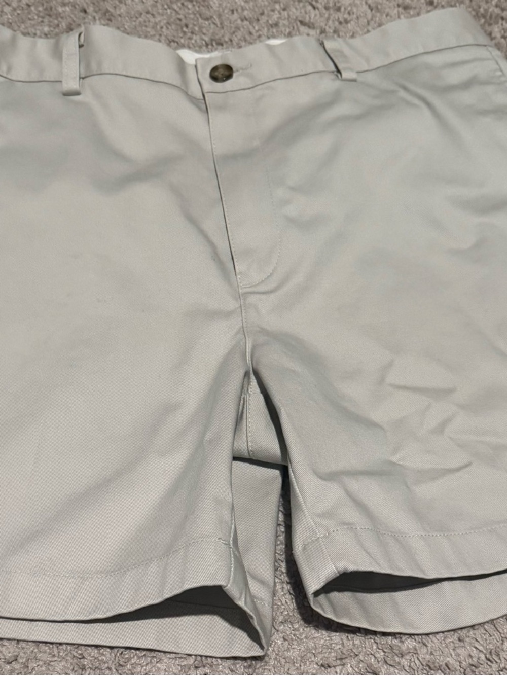 L.L. Bean Tan Flat-Front Shorts